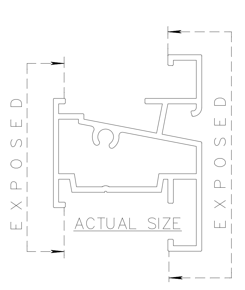 Modern Aluminum Extrusion Profile Modern Aluminum Extrusion